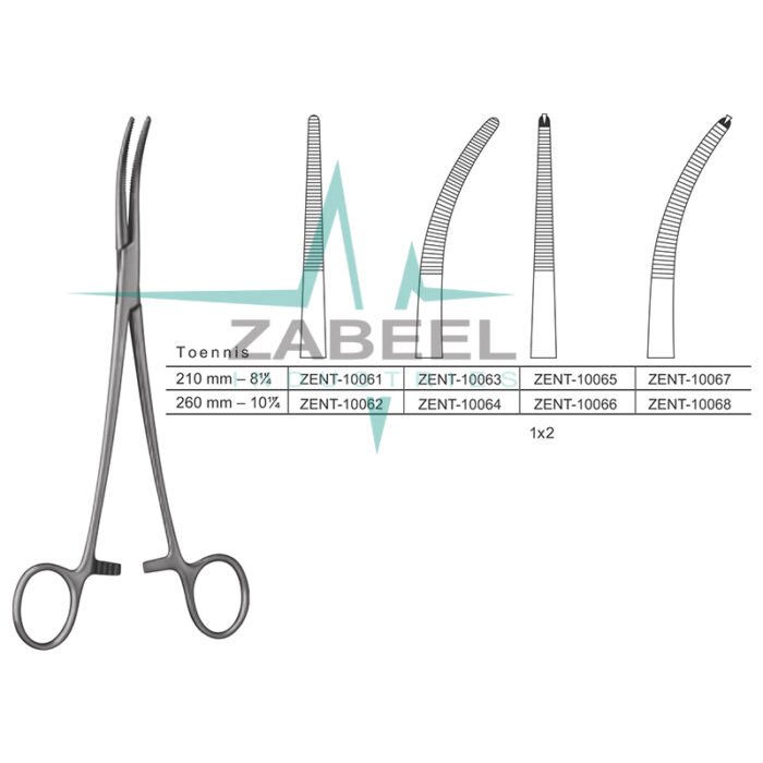 Toennis Haemostatic Forceps Zabeel