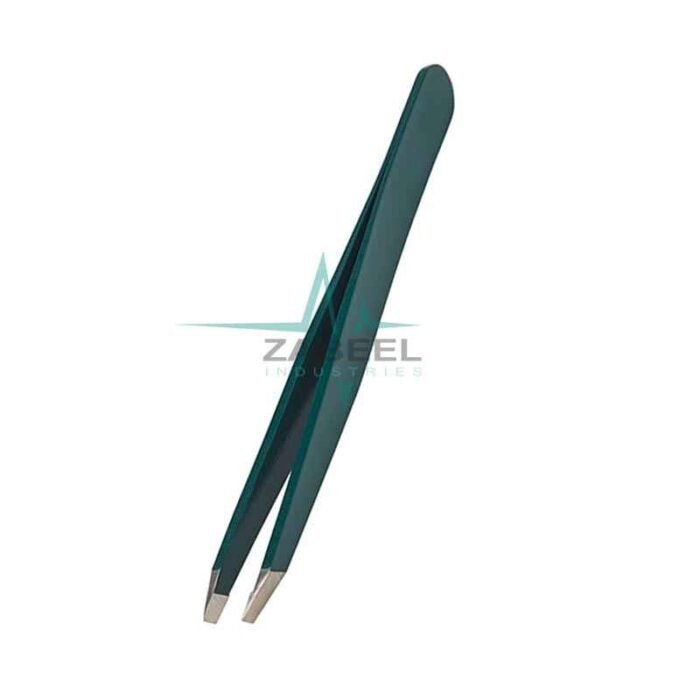 Tweezers Classic Slanted tips Dark Green Zabeel Tweezers Classic Slanted tips Dark Green Zabeel