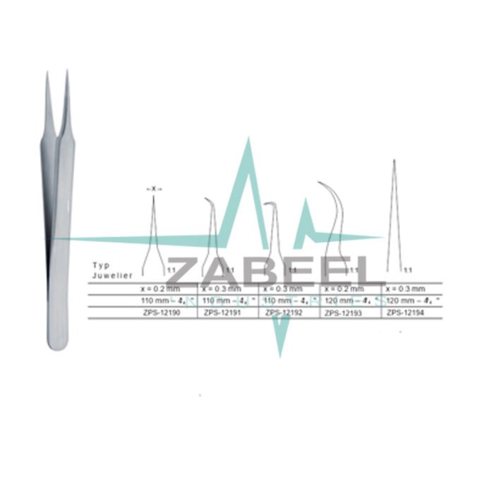 Typ Juwelier Micro Forceps