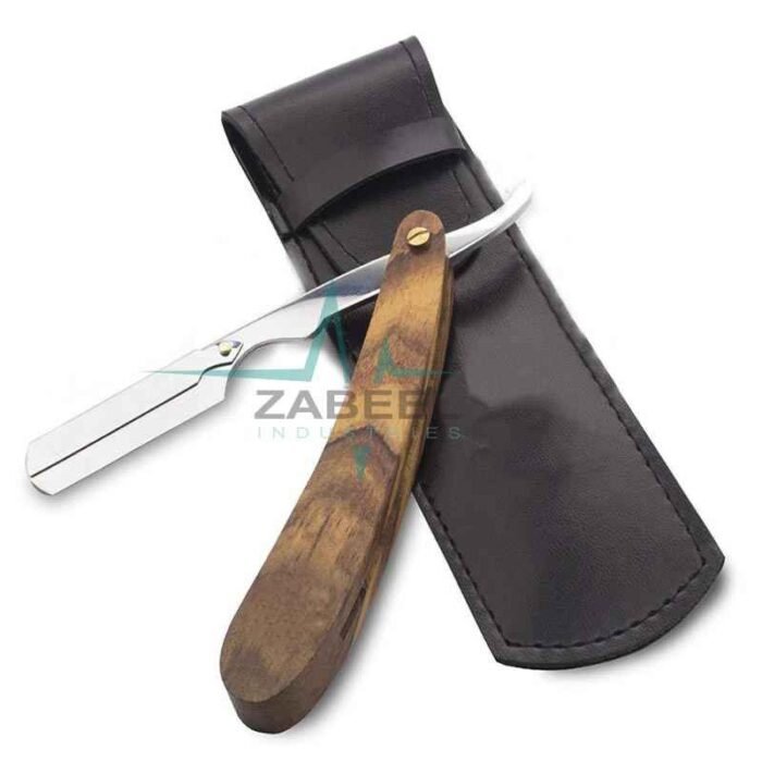 Urbane Men Straight Cut Throat Razor Rasiermesser (Wooden - Wood) ZaBeel