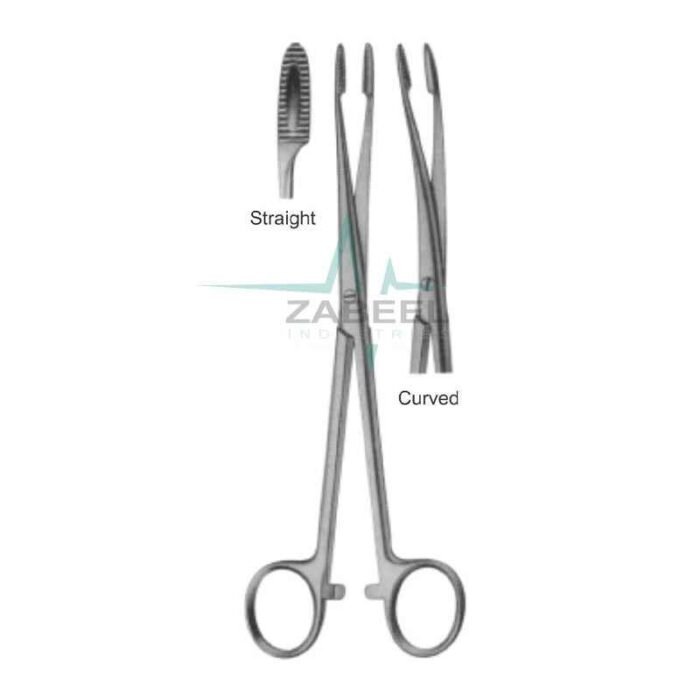 With Ratchet Sponge And Dressing Straight Forceps Zabeel