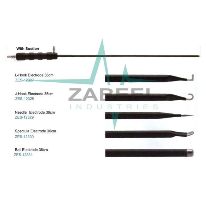 With Suction Laparoscopic & Arthoscopic Electrode Zabeel