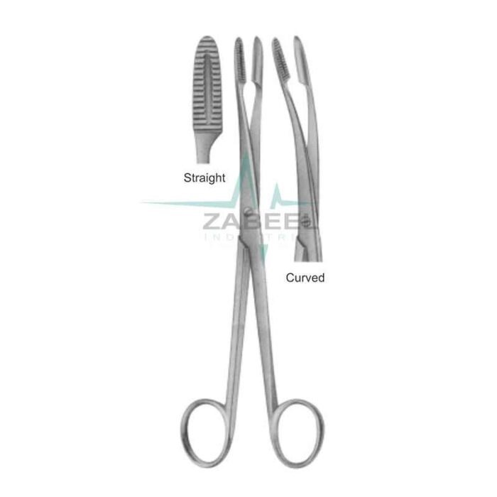 Without Ratchet Sponge And Dressing Straight Forceps 20cm Zabeel