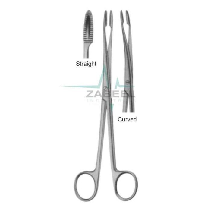 Without Ratchet Sponge And Dressing Straight Forceps Zabeel