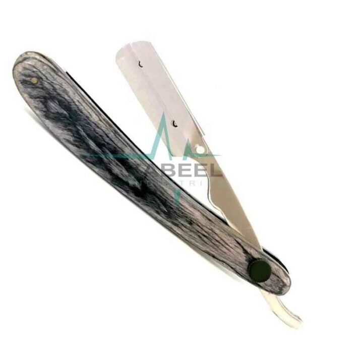 Wood Handle Straight Edge Barber Razor ZaBeel