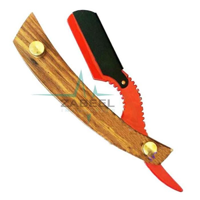 Wooden Barber Salon Straight Cut Throat Shaving Razor ZaBeel Wooden Barber Salon Straight Cut Throat Shaving Razor ZaBeel