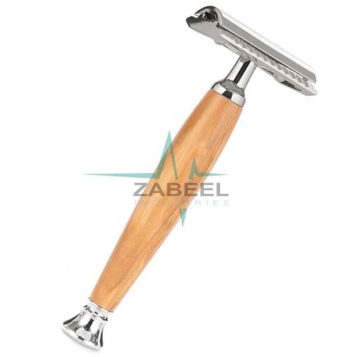 Wooden Handle Heavy Duty Double Edge Safety Razor ZaBeel Wooden Handle Heavy Duty Double Edge Safety Razor ZaBeel