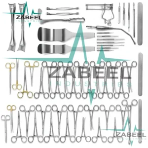 Basic Laparotomy Set 104 Pcs Medical Surgical Instruments – Gold By ZaBeel Industries